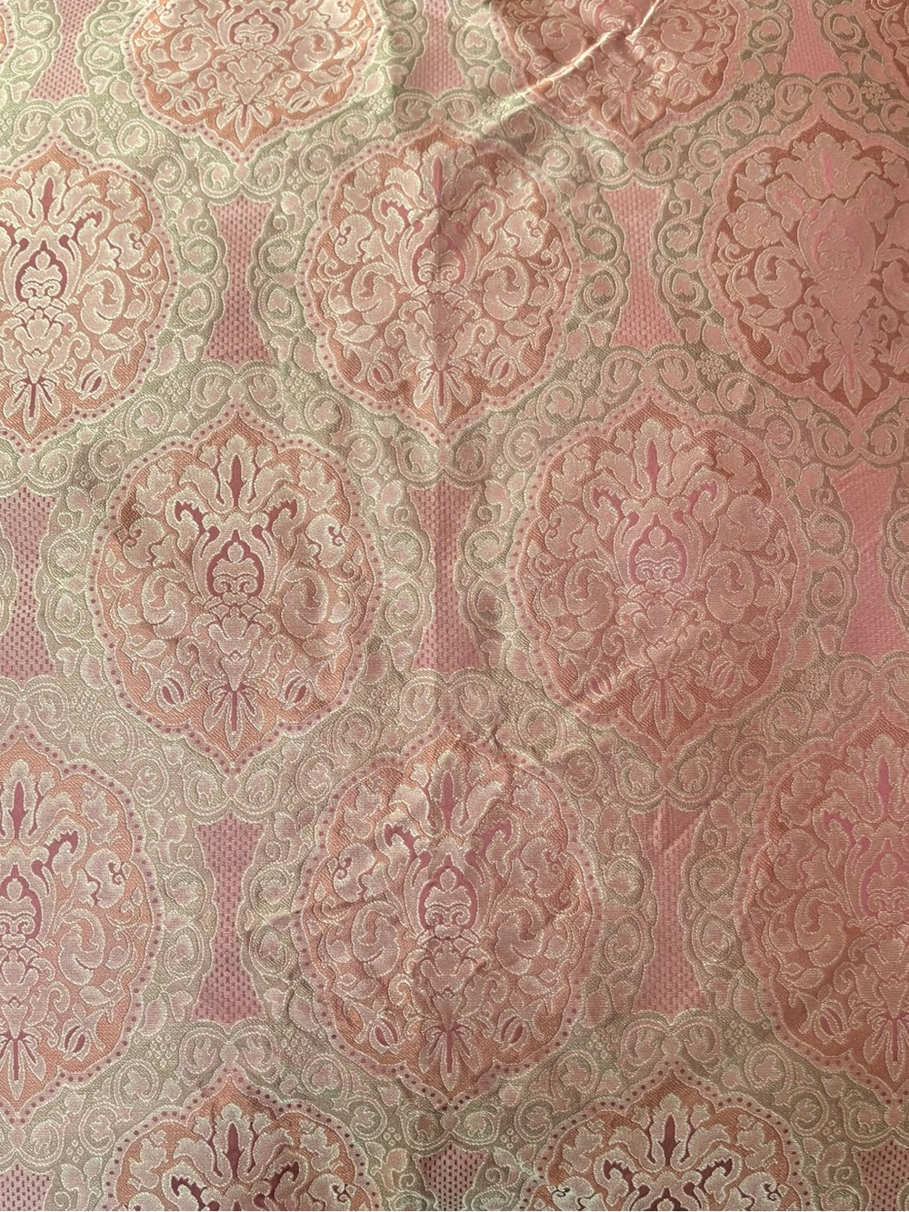 Vintage Kravet Couture Burnished Paisley Silk fabric